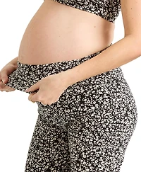 Hatch Collection Maternity The Ultimate Over the Bump Crop Flare Legging