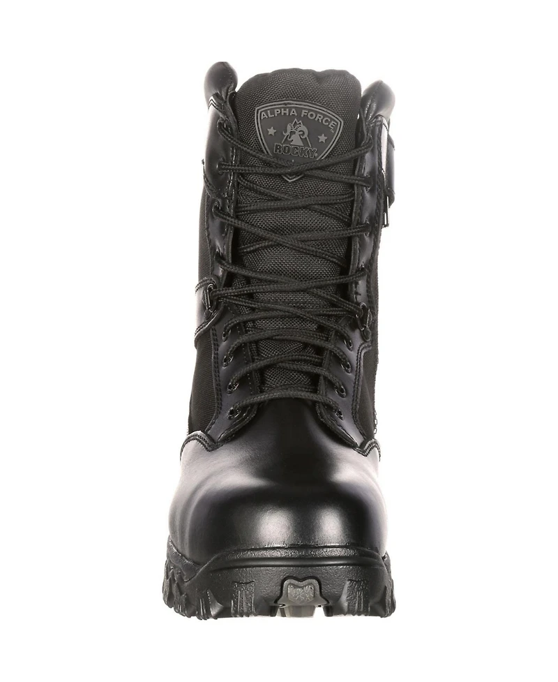Rocky Men's Alpha Force Zipper Waterproof Public Service Boot