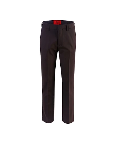 Elie Balleh Big Boys Brown Slim Fit Dress Pants