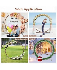 Wooden Wedding Arch Solid Wood Arbor Backdrop Stand for Wedding Ceremony