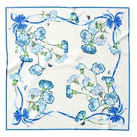 Dianthus - Silk Bandana for Women
