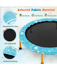 36 Inch Kids Trampoline Mini Rebounder with Full Covered Handrail