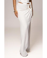 Jluxlabel Women's Destination Linen Skirt Set