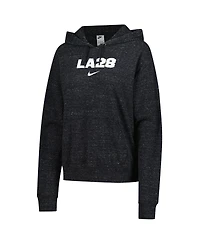 Nike Women's Black LA28 Summer Olympics Gym Vintage Pullover Hoodie