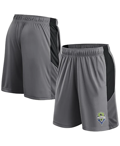 Fanatics Men's Gray Seattle Sounders Fc Team Shorts
