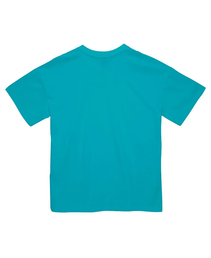 Mitchell & Ness Men's Dan Marino Aqua Miami Dolphins Sideline Retired Player T-Shirt
