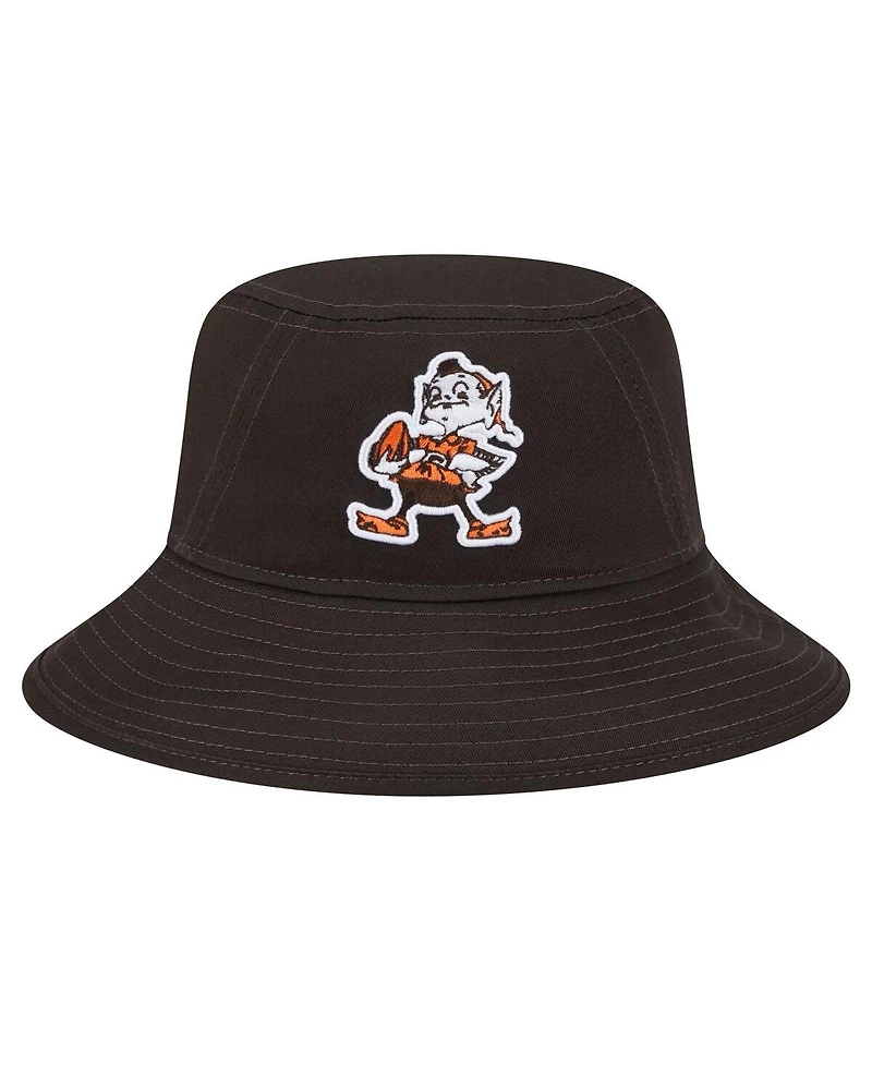 New Era Men's Brown Cleveland Browns Main Bucket Hat
