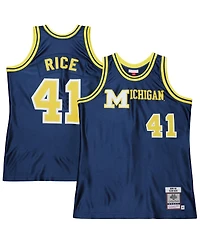 Mitchell & Ness Men's Glen Rice Navy Michigan Wolverines 1988/89 Authentic Jersey