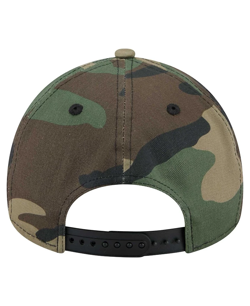 New Era Men's Camo New England Patriots Mystic Camo A-Frame 9FORTY Adjustable Hat