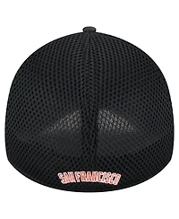 New Era Men's Black San Francisco Giants Subtle Camo 39THIRTY Flex Hat
