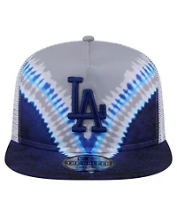 New Era Men's Los Angeles Dodgers Tie-Dye Golfer Trucker Adjustable Hat