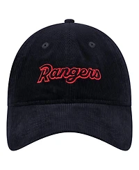 New Era Women's Dark Blue Texas Rangers Corduroy 9TWENTY Adjustable Hat