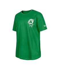 New Era Men's Green Boston Celtics Glow-in-the-Dark T-Shirt