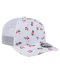 New Era Men's White Colorado Rockies Flamingo Mesh Back 9SEVENTY Stretch-Snap Hat