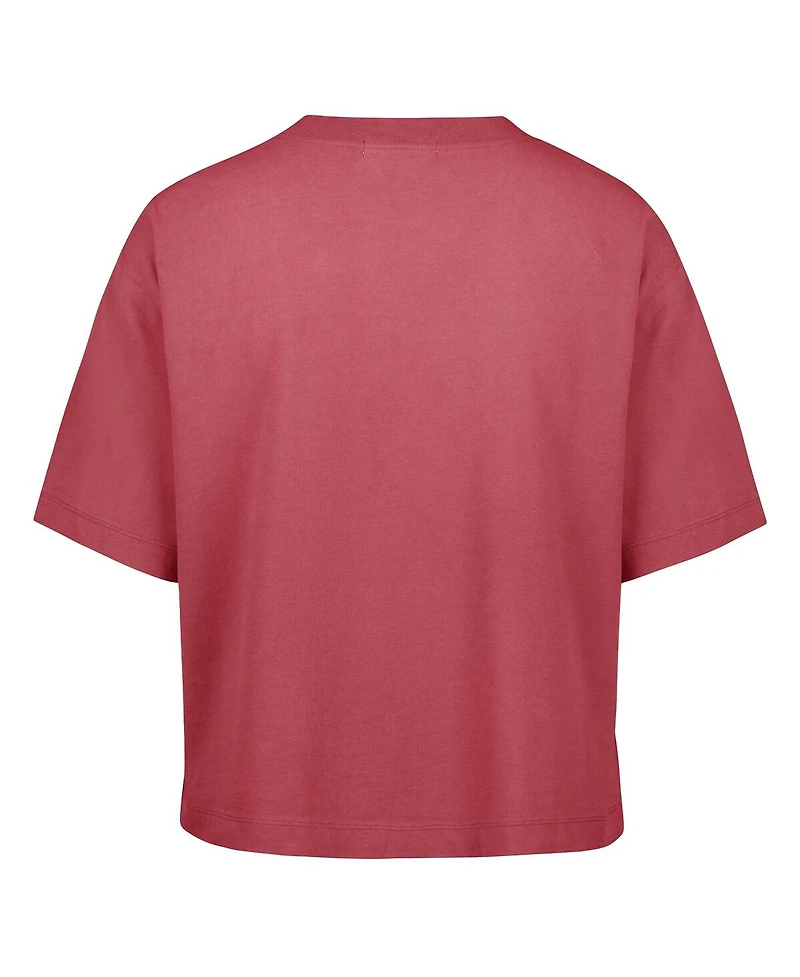 '47 Brand Women's Light Red Tampa Bay Buccaneers Florentina Montauk Cropped T-Shirt