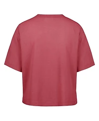 '47 Brand Women's Light Red Tampa Bay Buccaneers Florentina Montauk Cropped T-Shirt