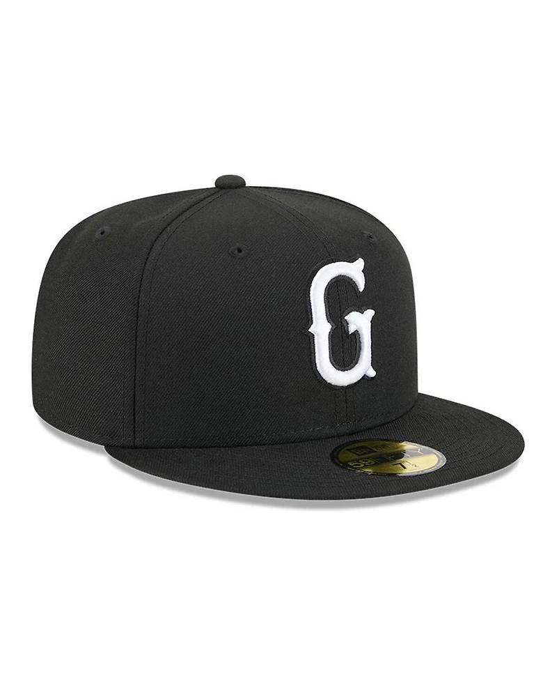 New Era Men's Black Greenville Drive Theme Nights 59FIFTY Fitted Hat