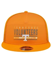 New Era Men's Tennessee Orange Tennessee Volunteers Split Panel 9FIFTY Snapback Trucker Hat