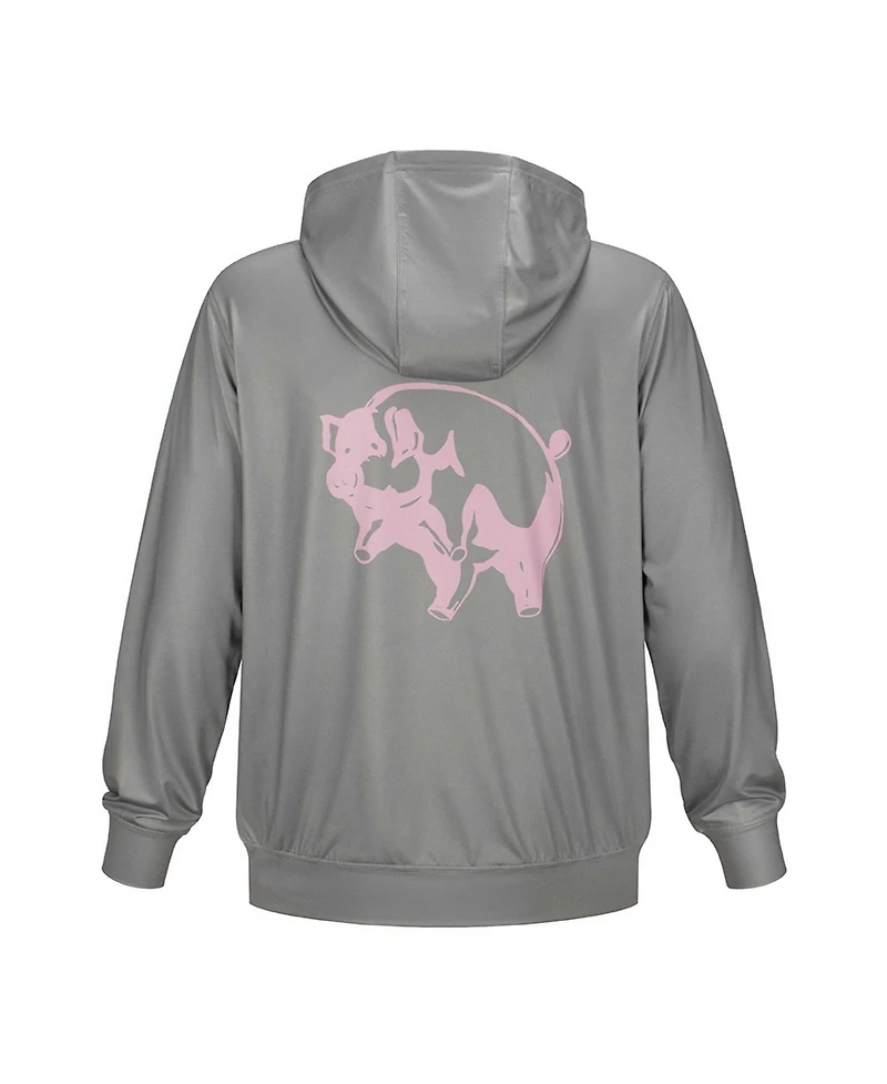Section 119 Men's and Women's Gray Pink Floyd Pigs Pullover Hoodie