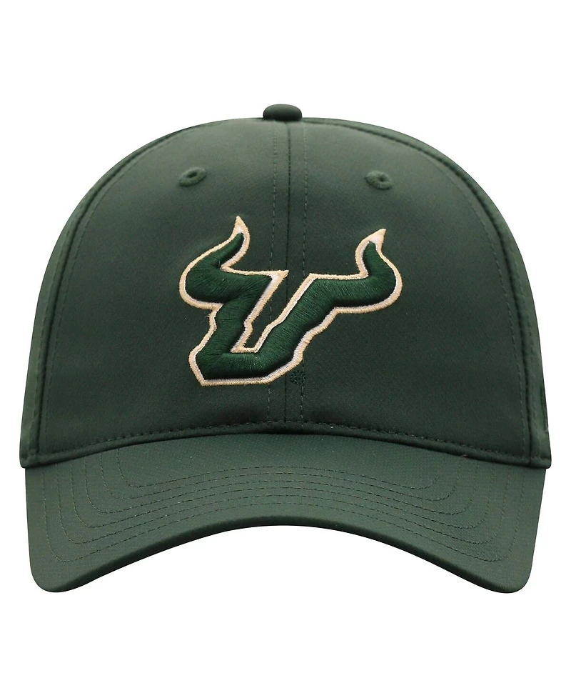 Top of the World Men's Green South Florida Bulls Victory Trainer Adjustable Hat