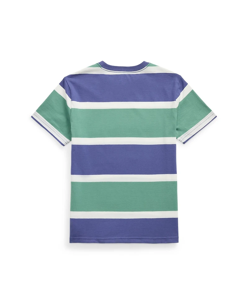 Polo Ralph Lauren Big Boys Bear Striped Jersey T-Shirt