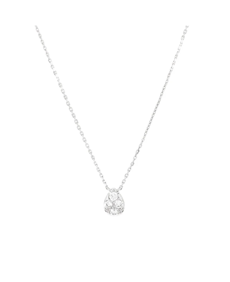 Pre-Owned Cartier Etincelle de Cartier Teardrop Pendant Necklace 18K White Gold and Diamonds