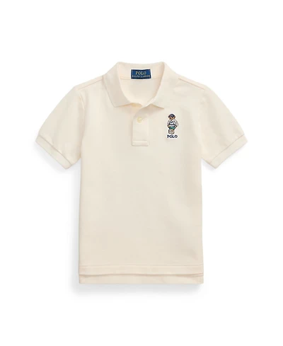 Polo Ralph Lauren Toddler and Little Boys Bear Mesh Shirt