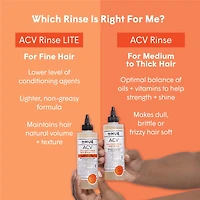 Apple Cider Vinegar Hair Rinse
