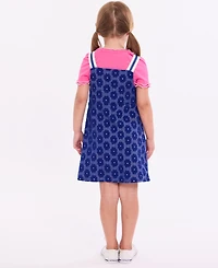 Bonnie Jean Toddler and Little Girls Floral Jumper Dress