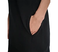 Dkny Sport Women's Logo-String Hoodie Sneaker Dress