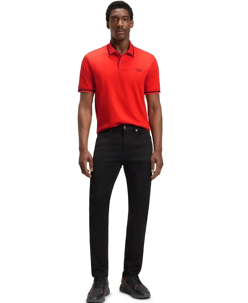 Porsche x Boss Men's Cotton Moisture Control Polo Shirt