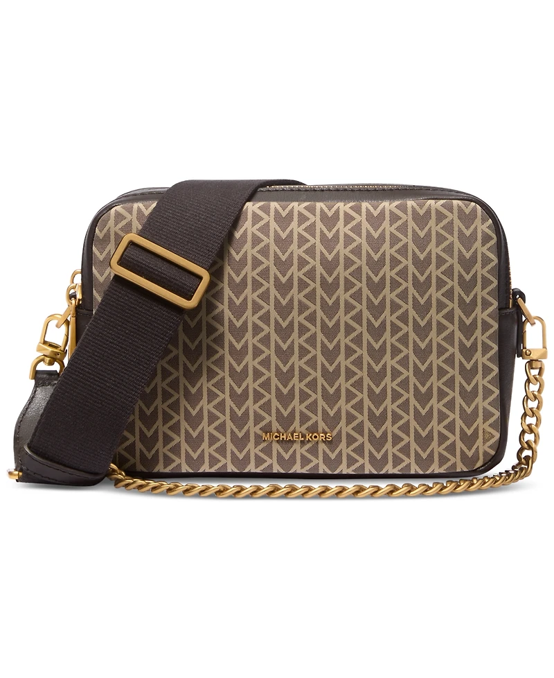 Michael Michael Kors Bryant Medium Double-Zip Chain Camera Crossbody