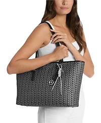 Michael Kors Quinn Large MK2000 Logo Jacquard Tote bag