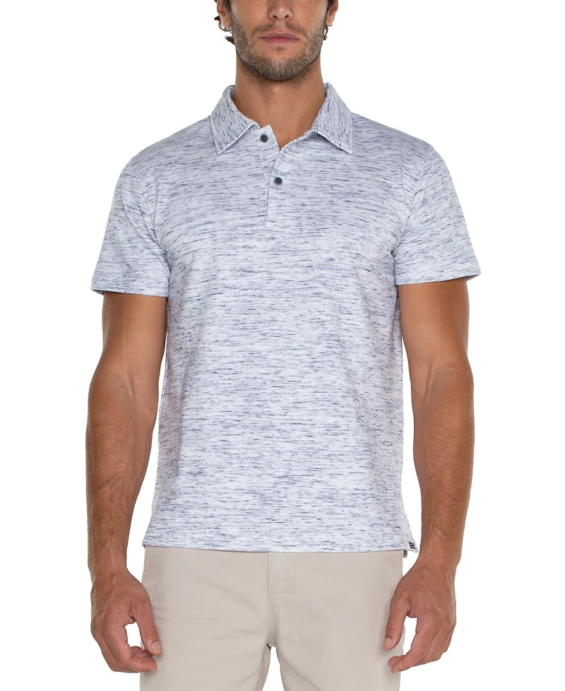 Liverpool Los Angeles Men's Textured Polo Shirt