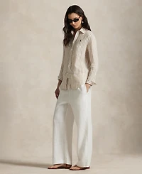Polo Ralph Lauren Women's Classic-Fit Striped Linen Shirt