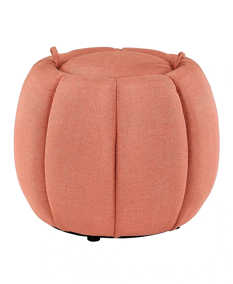 Convenience Concepts 20" Designs4Comfort Daisy Storage Ottoman with Reversible Tray Lid
