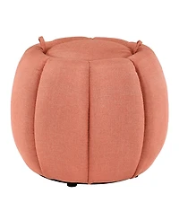 Convenience Concepts 20" Designs4Comfort Daisy Storage Ottoman with Reversible Tray Lid