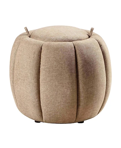 Convenience Concepts 20" Designs4Comfort Daisy Storage Ottoman with Reversible Tray Lid