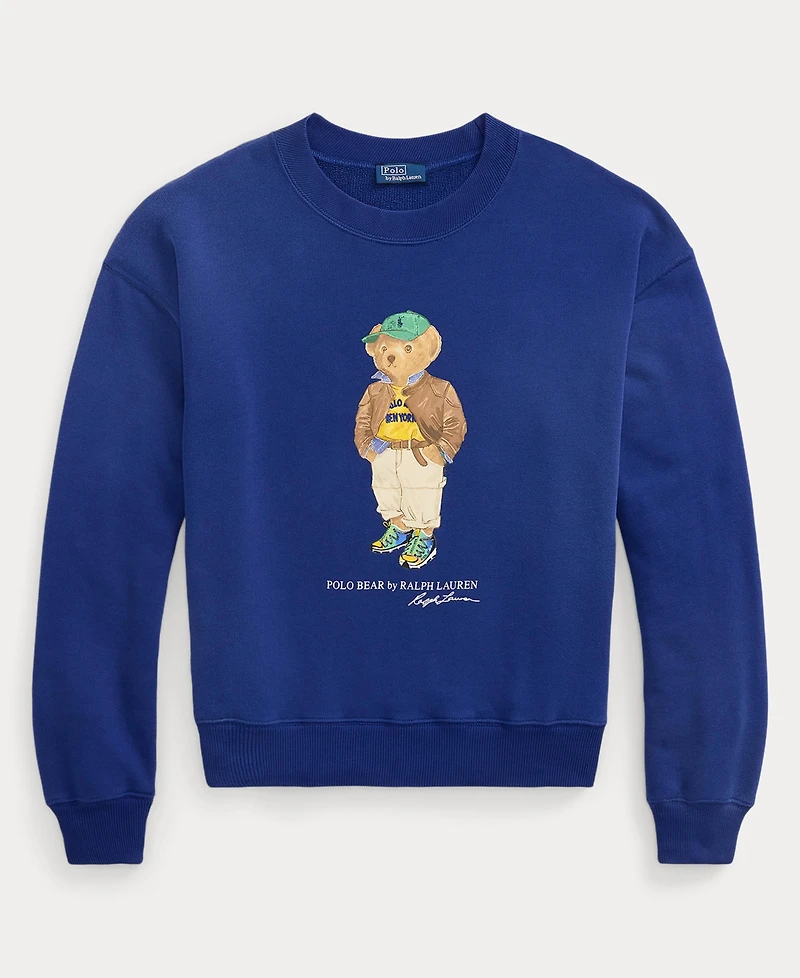 Polo Ralph Lauren Women's Bear Lightweight Fleece Crewneck Sweatshirt