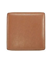 Modern Faux Leather Ottoman Square Footrest with Foam Cushion Modular Sectional Ottoman for Living Room Seating or Coffee Table Use-The Pop Home