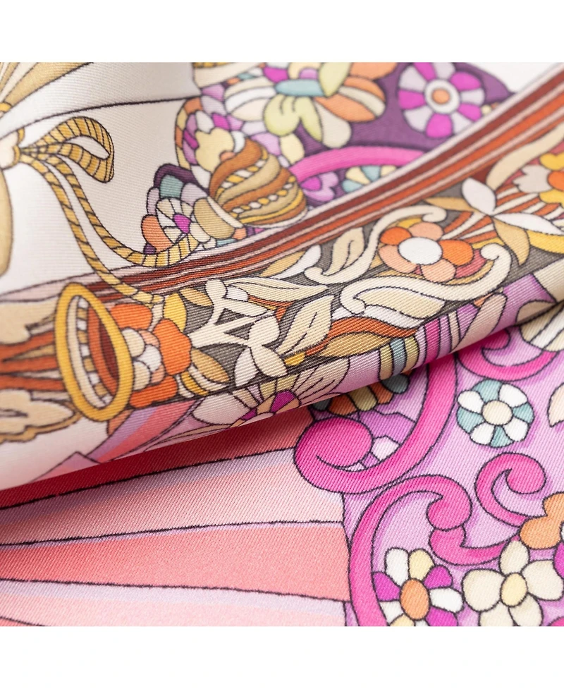 Venetian Fan - Silk Bandana for Women