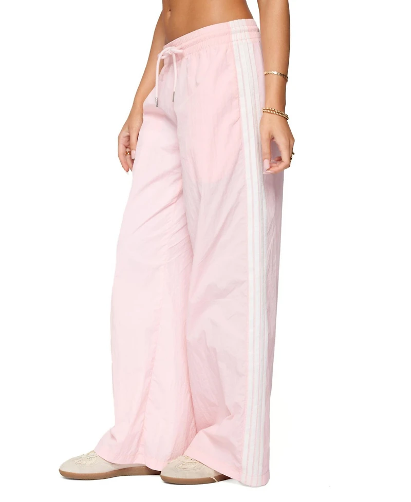 Edikted Women's Annabella Nylon Track Pants