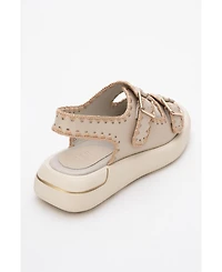Douro Braided Rope Strap Leather Sandal (Women)