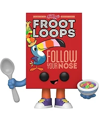 Kelloggs Funko Pop Vinyl Figure | Froot Loops Cereal Box