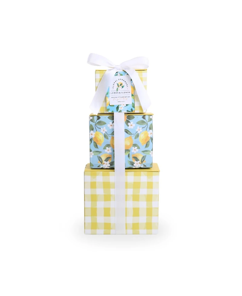 Alder Creek Gift Baskets Lemon Twist 3-High Tower, 4 Pieces