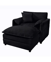 Streamdale Oversized Recliner Chair with Ottoman