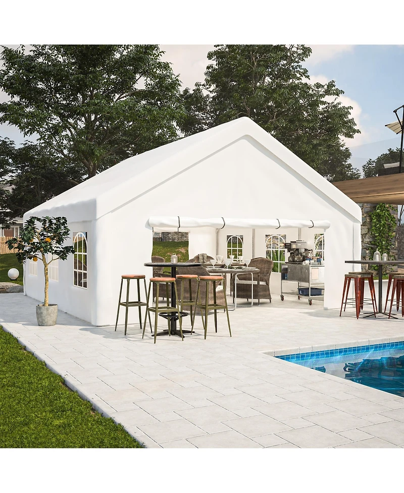 Streamdale 20x20 Ft Heavy Duty Party Tent with Sidewalls and Bags