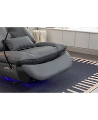 Streamdale Power Glider Swivel Recliner with Usb Charge and Lamp