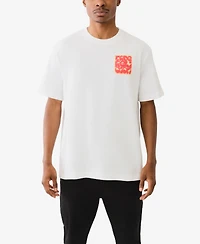 True Religion Men's Short Sleeve Dove Puff T-Shirt