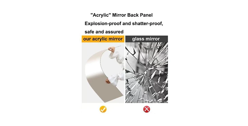 Lighted Curio Display Cabinet with Mirrored Back Panel and Glass Doors